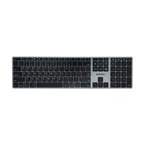 카넥스 멀티싱크 무선 Mac 블루투스 키보드, K166-1102-AL-KR, 일반형