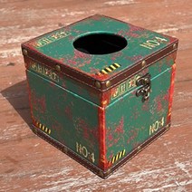 더웨스트 빈티지 냅킨 케이스 두루마리 휴지 호환가능, 4. 넘버4