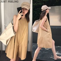 JUST FEEL!NG 여성 빅사이즈 점프수트 와이드핏 멜빵반바지 통바지 와이드팬츠 카고팬츠