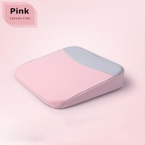 꼬리뼈방석 회음부방석 높이 조정 운전 자동차 미끄럼 방지 미골 트럭 좌골 홈 오피스 시트 쿠션 웨지 패드 메모리 폼, 분홍색, 36x36x7cm