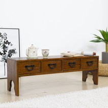 서안4서랍경상 이조공예 고가구 전통 원목가구 한옥, 밤색