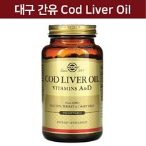 솔가 대구 간유 Cod Liver Oil 비타민 A 비타민 D 함유 소프트젤 250 정