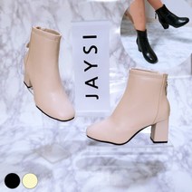 제이시 여성 첼시 스판 앵글부츠 7cm B001 퍼 앵클부츠