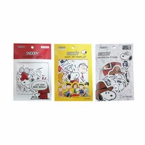 스누피 데코 스티커 (3 option) 다이어리꾸미기 소품꾸미기 다이, 타입:C브라운