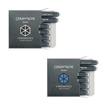 까렌다쉬 849 메탈 만년필용 카트리지 블랙 6개입 2개, 본상품선택, 본상품선택, 본상품선택