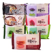 때비누 l 한방 참숯 오이 곡물 세수 천연 비누, 7 삼백초 때비누 071