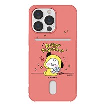 삼성 갤럭시S22시리즈 아이폰13시리즈 카드 수납 포켓 지갑 정품 BT21 방탄소년단 굿즈 귀여운 캐릭터 슬림 실리콘 젤리 핸드폰 케이스
