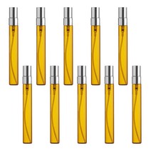 27리빙 간편한 충전 휴대용 향수 공병, 갈색 실버 15ml 10개