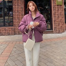 쇼트 패딩 2022 쇼트 여 겨울 패딩 학생 와일드 코트 빵옷 작은 키 박시 패딩69212