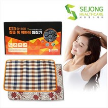 세종 뜨끈뜨끈 건강 참숯 옥 맥반석 프리미엄 일반형 찜질기 뜸질기 SJ100, 일반형 SJ100