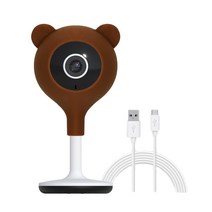 헤이홈 헤이베어 홈cctv 캐릭터 케이스, 헤이베어 커버 + 홈카메라 + 케이블연장(3m)