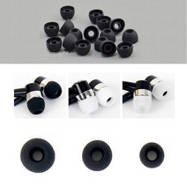 아이디스킨 교체용 이어폰 고무 이어캡 이어솜 리필, 화이트, 이어캡-중