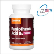 자로우 판토텐산 B5 칼슘 500mg 비건 100캡슐 3개월분량, 100정, 1개