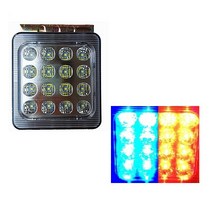대성부품/24V SD-6001/LED 싸이키/경광등/경고등/싸이키/화물차/대형트럭/24V/LED/스트로브/강력/파워/화물차/대형트럭/차폭등/탑등/교차점멸/블루/레드/청색/적색/파박, SD-6001경광등(적/청)