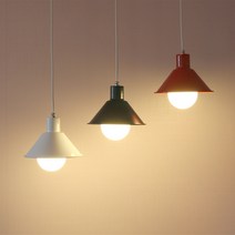 디자인팜 꼬마모자1등 펜던트 식탁조명 인테리어 포인트 예쁜조명 심플 모던 GM-1, B-5.꼬마모자1등(화이트)LED볼구(주광색1개포함)