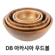 아카시아 우드볼 샐러드 시리얼 요거트 디저트 캠핑 식기 보울, DB 아카시아 우드볼 4호(23.5cm)