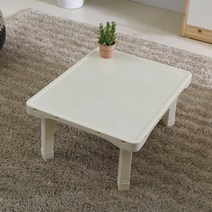 일송가구 04호 프레임 접이식 좌식 테이블, 왕꽃화이트