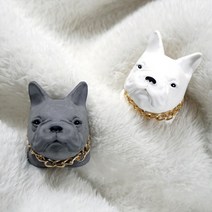 프렌치불독 석고방향제 답례품 차량용 5ml, 09. 블랙체리-베이지-블랙캡타입