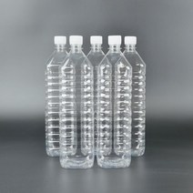 대원 물병 페트병 1.5리터 공병 사각 식혜 생수 플라스틱 병 통 용기, 1개, 1.5L