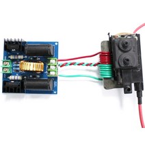 ZVS 테슬라 호환 코일 드라이버 발전기 보드 고전압 방전 플라이 백 생성 모듈 12-30V 60-300W 롱 아크, 01 Plate and  package