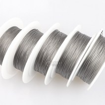 코팅 와이어목줄 100m 낚시줄 바다목줄 와이어줄 바다낚시줄, 0.45mm