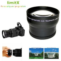 접사링 텔레컨버터55mm 2.2x 배율 망원 렌즈 니콘 d3400 d3500 af-p, 적응형-2