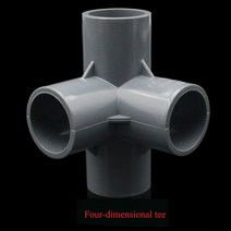 PVC파이프 빠른 조인트 pvc 파이프 피팅 치수 3/, [03] 32mm, [05] 4 ways grey