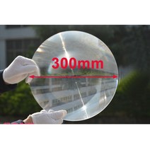 300mm 대형 광학 PMMA 플라스틱 태양 프레 넬 렌즈 초점 거리 큰 태양 집중, 맑은, 250mm, 120mm