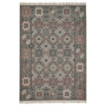 이케아 VESTERVIG 베스테르비그 평직러그 - 핸드메이드 멀티컬러/다이아몬드 패턴 160x230 cm