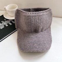 우드피카 남녀공용 니트 밴드 썬캡모자