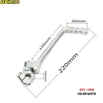 LIFAN ZONGSHEN YINXIANG 엔진 용 킥 스타트 스타터 레버 50 70 110 cc KAYO SSR SDG BSE Dirt Pit Bike, white Holes 16mm