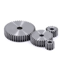 평기어 피니언 금속 랙 탄소강 소재 고품질 10MM, 평 기어 1 금형 15 톱니 구멍 8mm