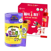 조아제약 잘크톤 젤리스틱 블루베리맛 30포 + 헬시.I.링크 젤리스틱 딸기맛 30포, 블루베리맛+헬시I링크, 1세트