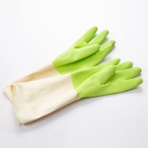 홈에디션명진 투컬러 고무장갑 소 5켤레 3중 디핑, 그린 5P (S), 소(S)