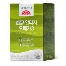 고려은단 퓨어 알티지 rTG 오메가3 60캡슐, 20개