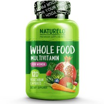 NATURELO 내츄렐로 홀푸드 멀티비타민 for Women 여성 멀티비타민 120 캡슐 / 240 캡슐, 120정, 1개