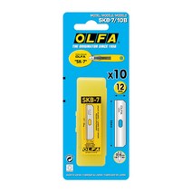 올파 OLFA 12mm SK-7용 안전 칼날 커터날 SKB-7/10B 10개입