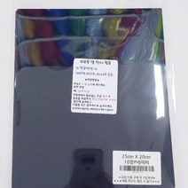 의류 열 전사 필름 25 x 20 cm 10p, P네이비, 1개