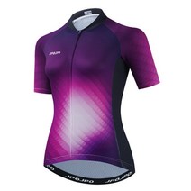 사이클링 저지 여성 자전거 산악 도로 MTB 탑 셔츠 숏 소매 레이싱 승마 의류 여름 레이디 하트, [01] S, [02] CU0008