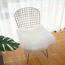 로렌사 라쿤 에코퍼 양털 방석 쇼파 의자 러그 차량용 사무실 30cm- 60cm, A 화이트