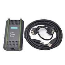 Siemens/300/400 PLC RS485 Profibus mpippi 통신 용 USB 프로그래밍 케이블 PC 어댑터 6ES7972-0CB20-0XA0 교체, Economic Type(2.5M) 2.5M-4.5M