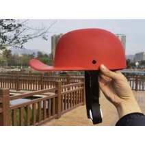 가성비 바이크 오토바이헬멧 하이바 레트로 풀 페이스 야구 모자 액세서리 오리 도트 승인 Casco Demoto BQ1 180, M, BQ-1덤레드 DScap