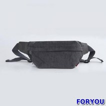 ForU14 좋은 아이템 실용적인 그레이 남녀 공용 실용 힙색 슬링백 보조가방 등산힙색