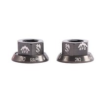 자전거 부품 2 pcs 자전거 m10 허브 너트 알루미늄 합금 볼트 플랜지 앞 바퀴 뒷 바퀴 나사 캡 mtb 도로 접는 고정 기어 나사 볼트, 티탄