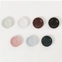 홈카페 다기잔받침 앞접시 7color, 화이트