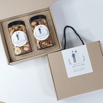 [은색초코]견과류답례품 믹스넛 사각대용량 2종 세트 결혼답례품 돌잔치 조문 회사단체선물 시보해제, 스탠다드믹스넛, 스탠다드믹스넛