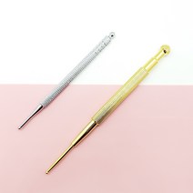 셀프천사 귀 지압봉 지압스틱 손 발 지압 마사지 손바닥, 실버, 1개