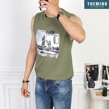 더마인드 남자 민소매 나시 YO런던나시