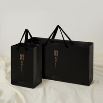 셀틴 블랙다이아몬드 흑마늘젤리/진액용 기프트백 쇼핑백, 베이직