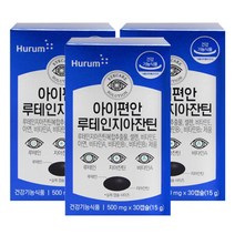 휴럼 아이편한 루테인 지아잔틴 500mg x 30캡슐 x 3, 3팩